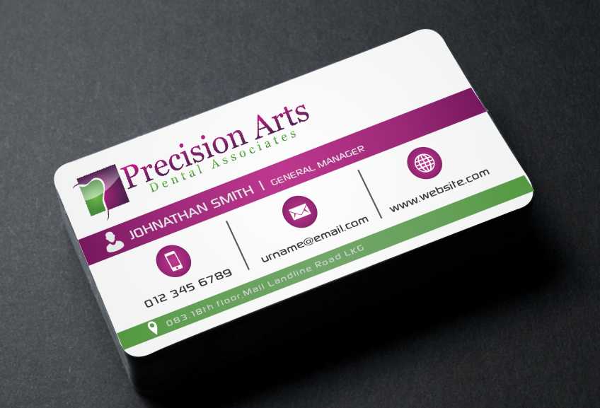 Business Card Design by AwsomeD for Precision Arts Dental Associates | Design #3700541