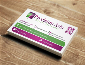 Design de Carte de Visite par AwsomeD pour Precision Arts Dental Associates | Design : #3700544