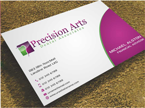 Design de Carte de Visite par AwsomeD pour Precision Arts Dental Associates | Design : #3700546