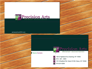 Design de Carte de Visite par vishvakarmain pour Precision Arts Dental Associates | Design : #3696392