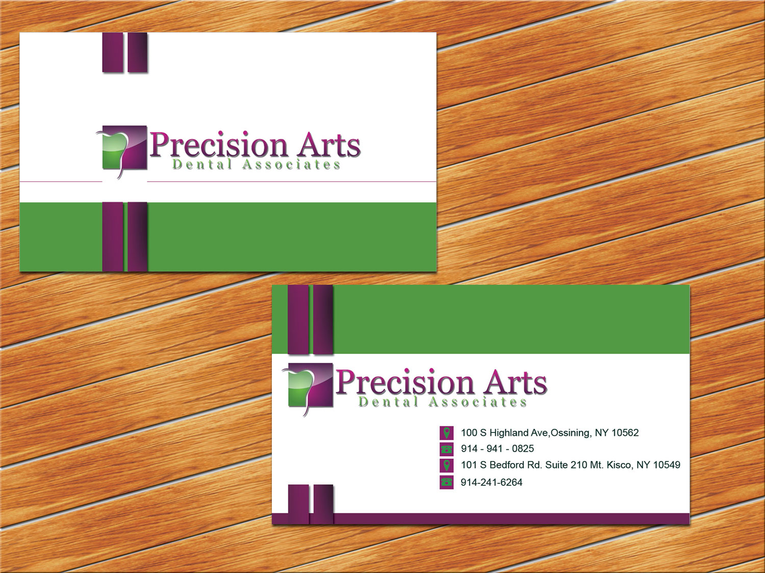 Diseño de Tarjeta de Presentación por vishvakarmain para Precision Arts Dental Associates | Diseño #3699456
