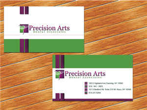 Design de Carte de Visite par vishvakarmain pour Precision Arts Dental Associates | Design : #3699456