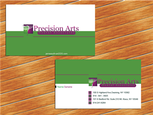 Design de Carte de Visite par vishvakarmain pour Precision Arts Dental Associates | Design : #3699547