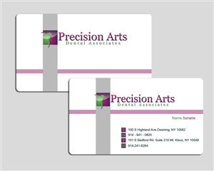 Design de Carte de Visite par vishvakarmain pour Precision Arts Dental Associates | Design : #3712960