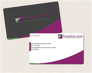 Design de Carte de Visite par vishvakarmain pour Precision Arts Dental Associates | Design : #3725512