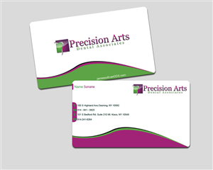 Design de Carte de Visite par vishvakarmain pour Precision Arts Dental Associates | Design : #3730888