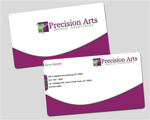 Design de Carte de Visite par vishvakarmain pour Precision Arts Dental Associates | Design : #3739410