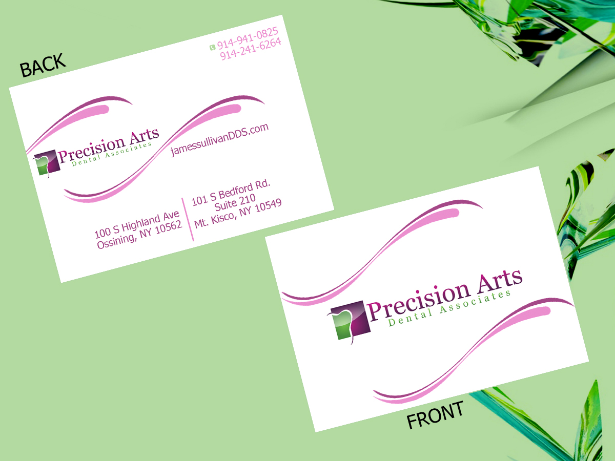 Business Card Design by abhijeet nayer for Precision Arts Dental Associates | Design #3728000