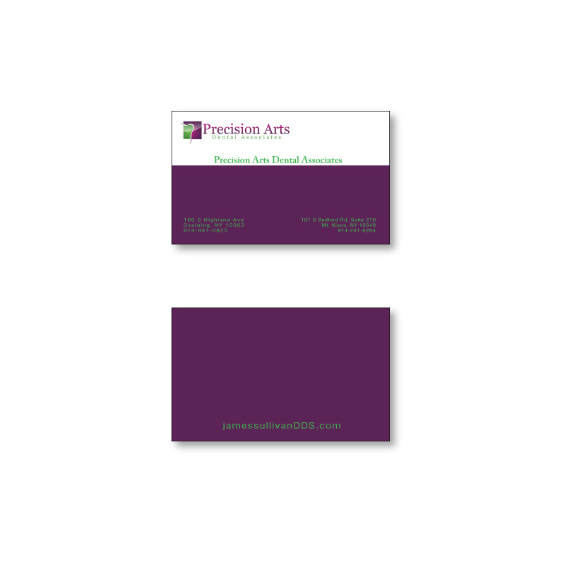 Business Card Design by instudio for Precision Arts Dental Associates | Design #3738910