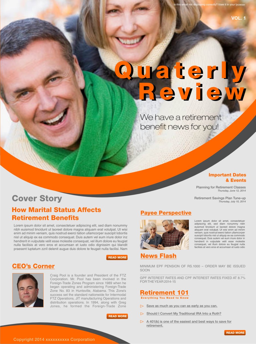 Design de Newsletter par caesars pour Spencer Lewis Marketing Group | Design #3699693