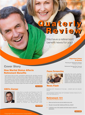 Newsletter Design by caesars