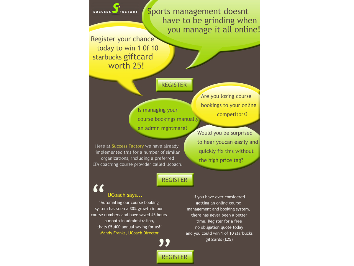 Newsletter-Design von Studio Gazelle für Success Factory | Design #113164