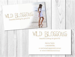 Business Card Design by Sam for Wild Blossoms | Design #3686510