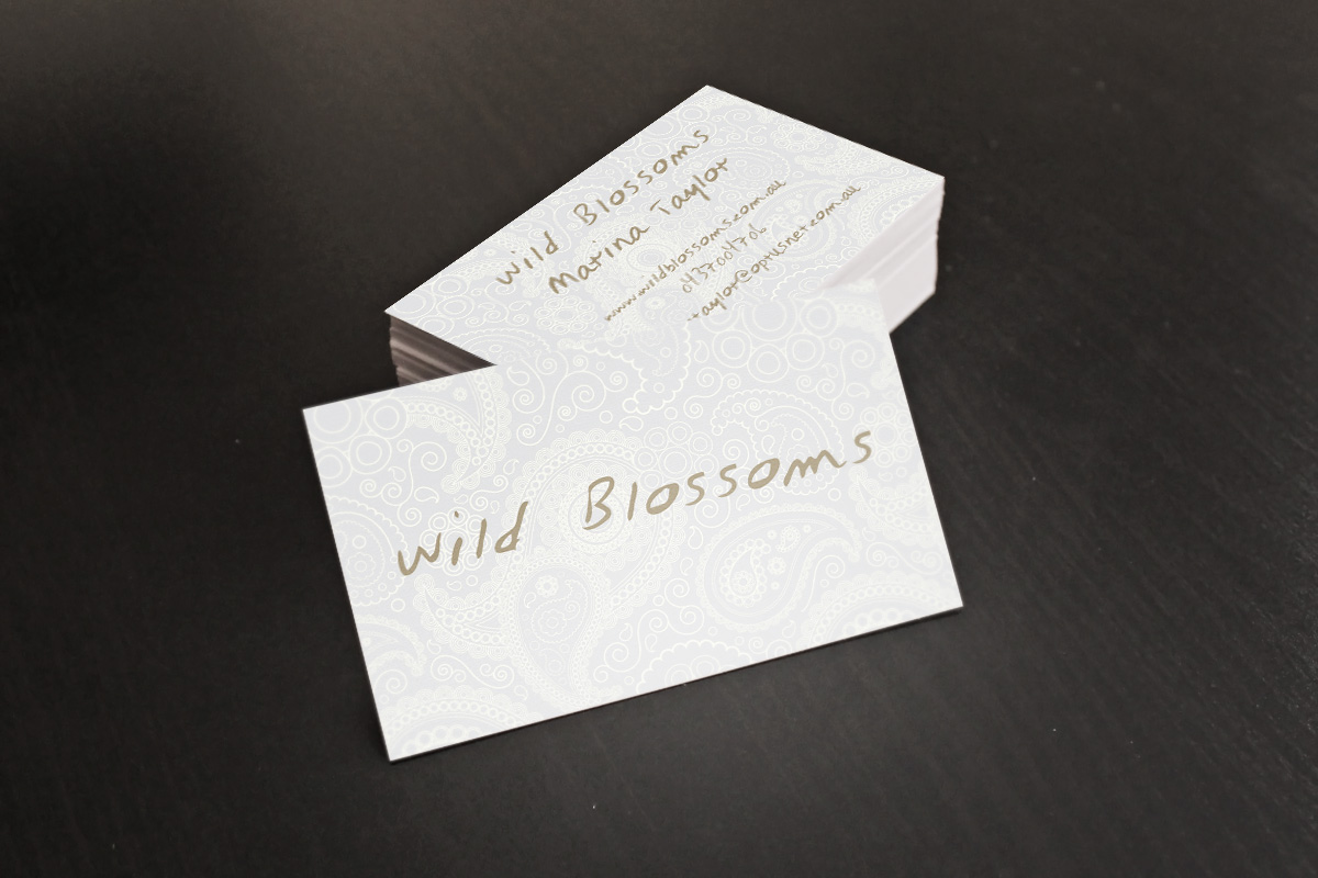 Business Card Design by Ron Mickey for Wild Blossoms | Design #3681687