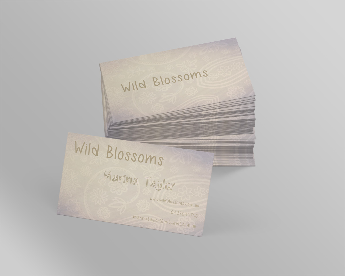 Business Card Design by Ron Mickey for Wild Blossoms | Design #3681727