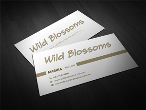 Business Card Design by FLEXIN for Wild Blossoms | Design: #3687804