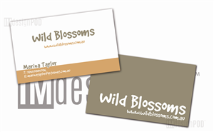 Business Card Design by Studio 17 for Wild Blossoms | Design: #3693386