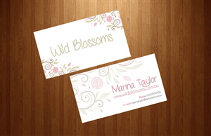 Business Card Design by Gabriela Ag. for Wild Blossoms | Design #3685656