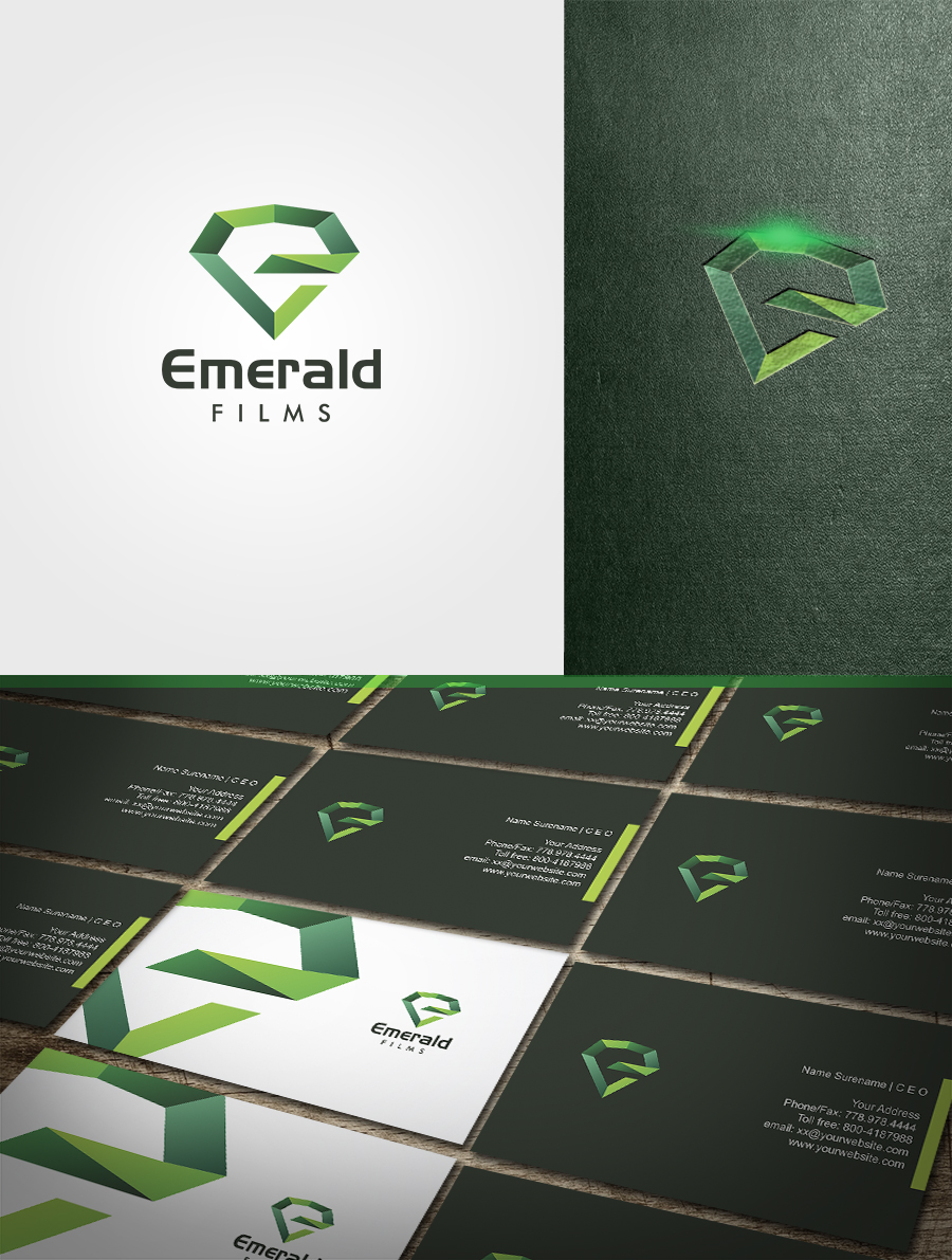 Logo Design by artsigma for Emerald Films Pty Ltd | Design #3677589