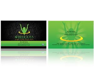 VIBELICIOUS Business Card Design | Business Card Design by Hardcore Design