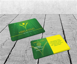 VIBELICIOUS Business Card Design | Business Card Design by Sajin