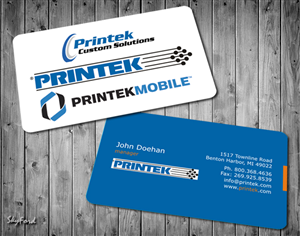 Design de Carte de Visite par SKYdesign pour Printek, LLC | Design : #963886