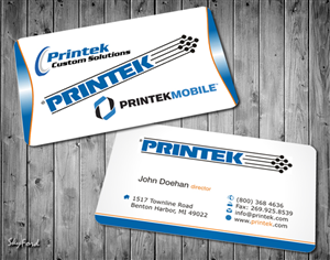 Design de Carte de Visite par SKYdesign pour Printek, LLC | Design : #963889