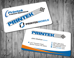 Design de Carte de Visite par SKYdesign pour Printek, LLC | Design : #963891