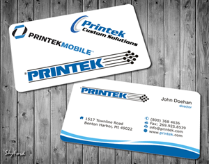 Design de Carte de Visite par SKYdesign pour Printek, LLC | Design : #963893