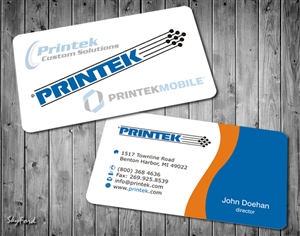 Design de Carte de Visite par SKYdesign pour Printek, LLC | Design : #963898