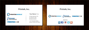 Diseño de Tarjeta de Presentación por Sbss para Printek, LLC | Diseño: #963122