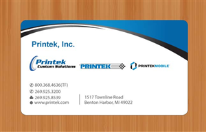 Diseño de Tarjeta de Presentación por Sbss para Printek, LLC | Diseño: #963132
