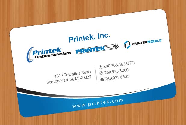 Diseño de Tarjeta de Presentación por Sbss para Printek, LLC | Diseño #963133