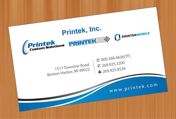 Diseño de Tarjeta de Presentación por Sbss para Printek, LLC | Diseño #963138