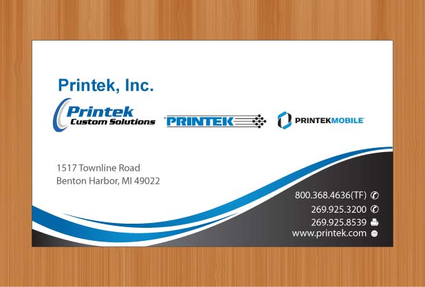 Diseño de Tarjeta de Presentación por Sbss para Printek, LLC | Diseño #963139
