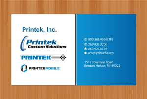 Diseño de Tarjeta de Presentación por Sbss para Printek, LLC | Diseño: #963141