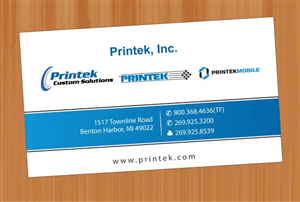Diseño de Tarjeta de Presentación por Sbss para Printek, LLC | Diseño: #963145