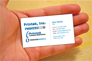 Diseño de Tarjeta de Presentación por Sbss para Printek, LLC | Diseño: #963149