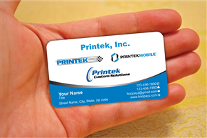 Diseño de Tarjeta de Presentación por Sbss para Printek, LLC | Diseño: #963151
