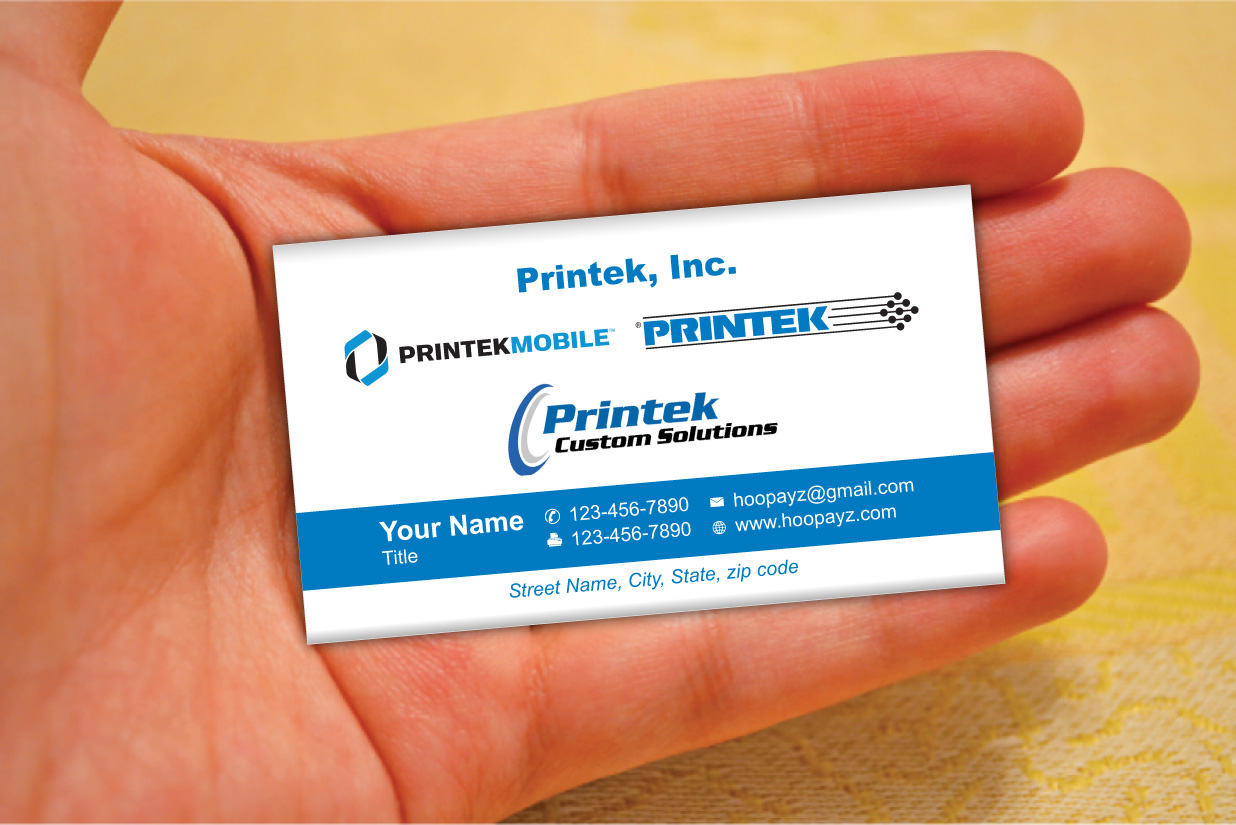 Diseño de Tarjeta de Presentación por Sbss para Printek, LLC | Diseño #963159