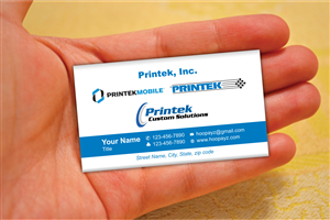 Diseño de Tarjeta de Presentación por Sbss para Printek, LLC | Diseño: #963159