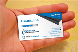 Diseño de Tarjeta de Presentación por Sbss para Printek, LLC | Diseño: #963161