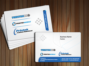 Diseño de Tarjeta de Presentación por Inventive_Jewel para Printek, LLC | Diseño: #965379
