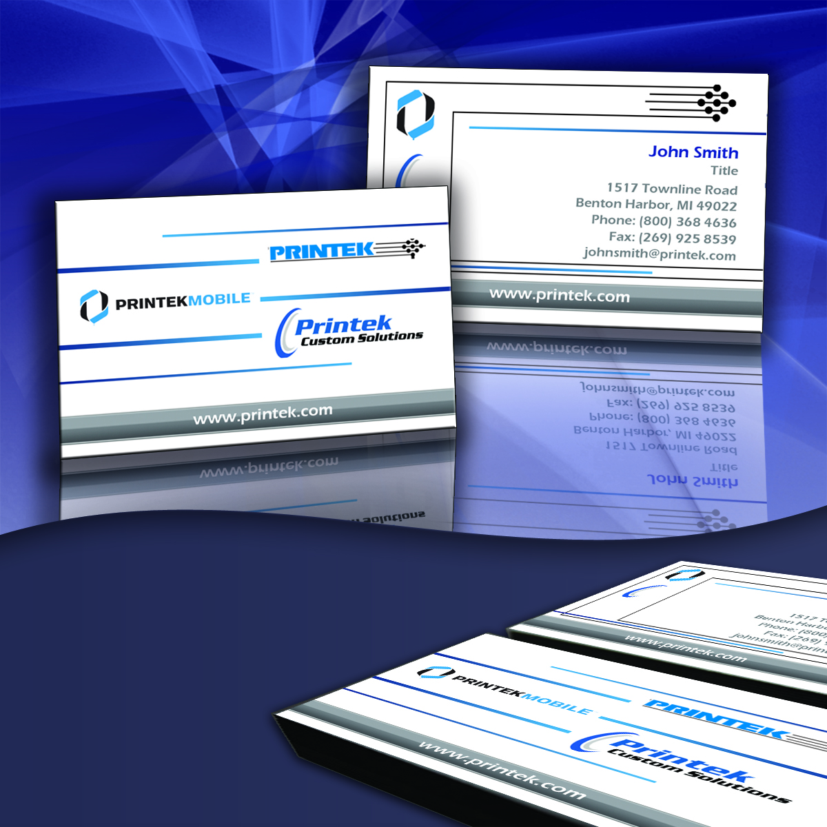 Business Card Design by wall-jamboree for Printek, LLC | Design #979767