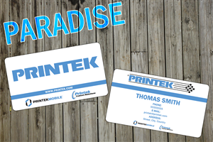 Diseño de Tarjeta de Presentación por Paradise para Printek, LLC | Diseño: #978838