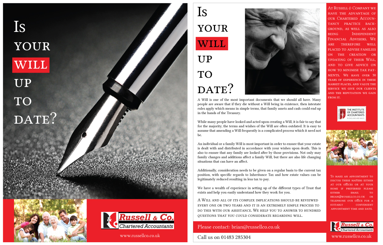 Flyer Design by RedOne22 for Russell & Co | Design #3745825