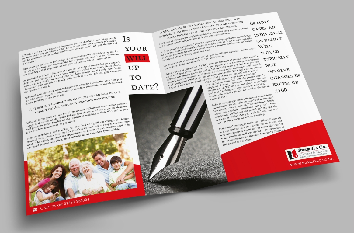 Flyer Design by RedOne22 for Russell & Co | Design #3774006