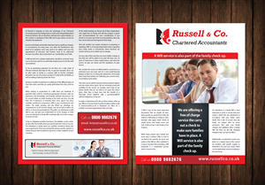 Flyer Design by meet007 for Russell & Co | Design: #3756627