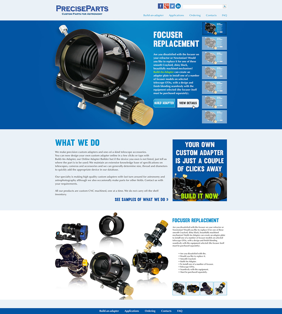 Diseño Web por designbox para Precise Parts | Diseño #3684343