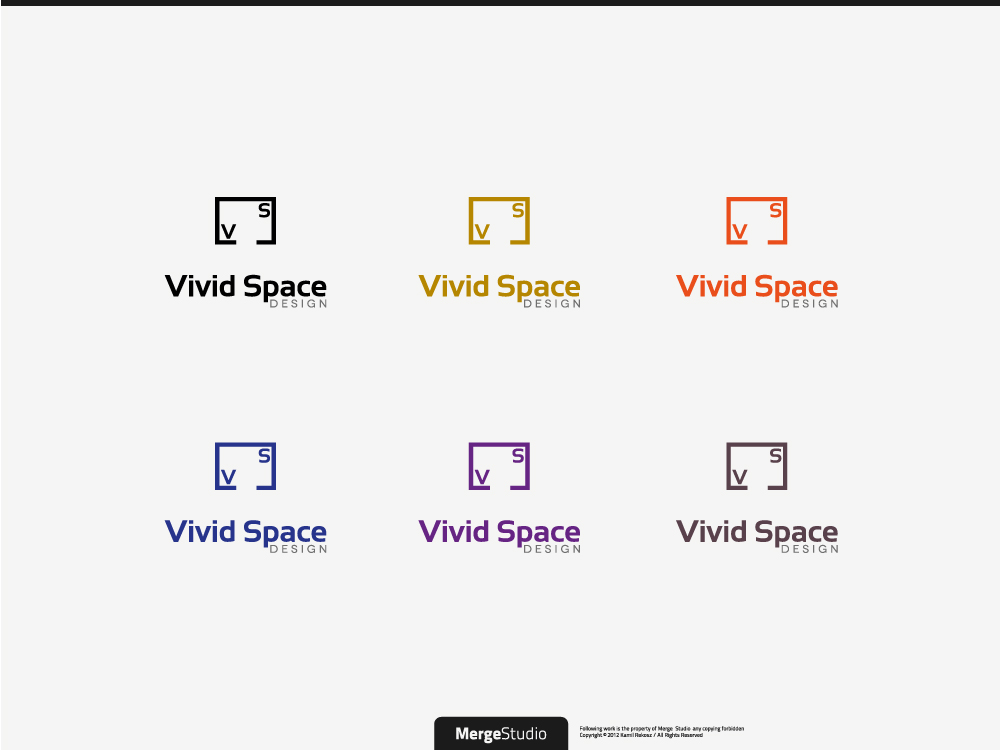 Logo Design by MergeStudio for Vivid Space Design | Design #995385